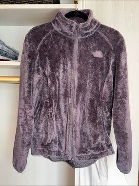THE NORTH FACE jacket sweater fleece size medium purple color